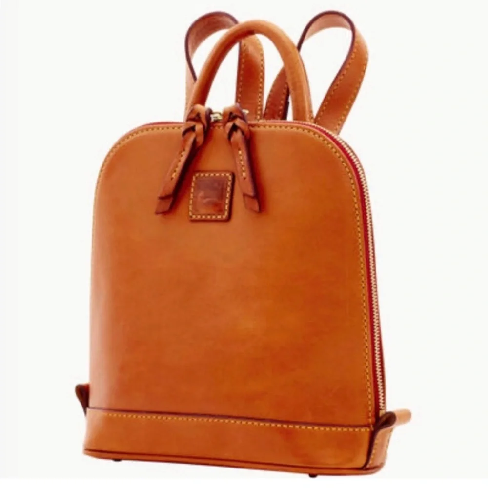 Dooney and Bourke Florentine leather small backpack.